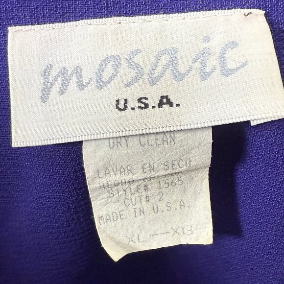 Mosaic USA 3 Piece Cocktail Set, Purple, XL Women's - Picture 10 of 14